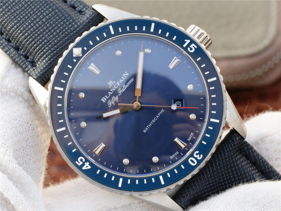 复刻宝珀五十寻5000 宝珀五十噚5100-1140高仿表￥3480  第5张