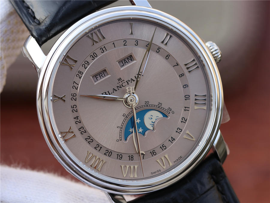 宝珀50噚高彷 OM宝珀经典6654-1113-55B￥3480 第4张