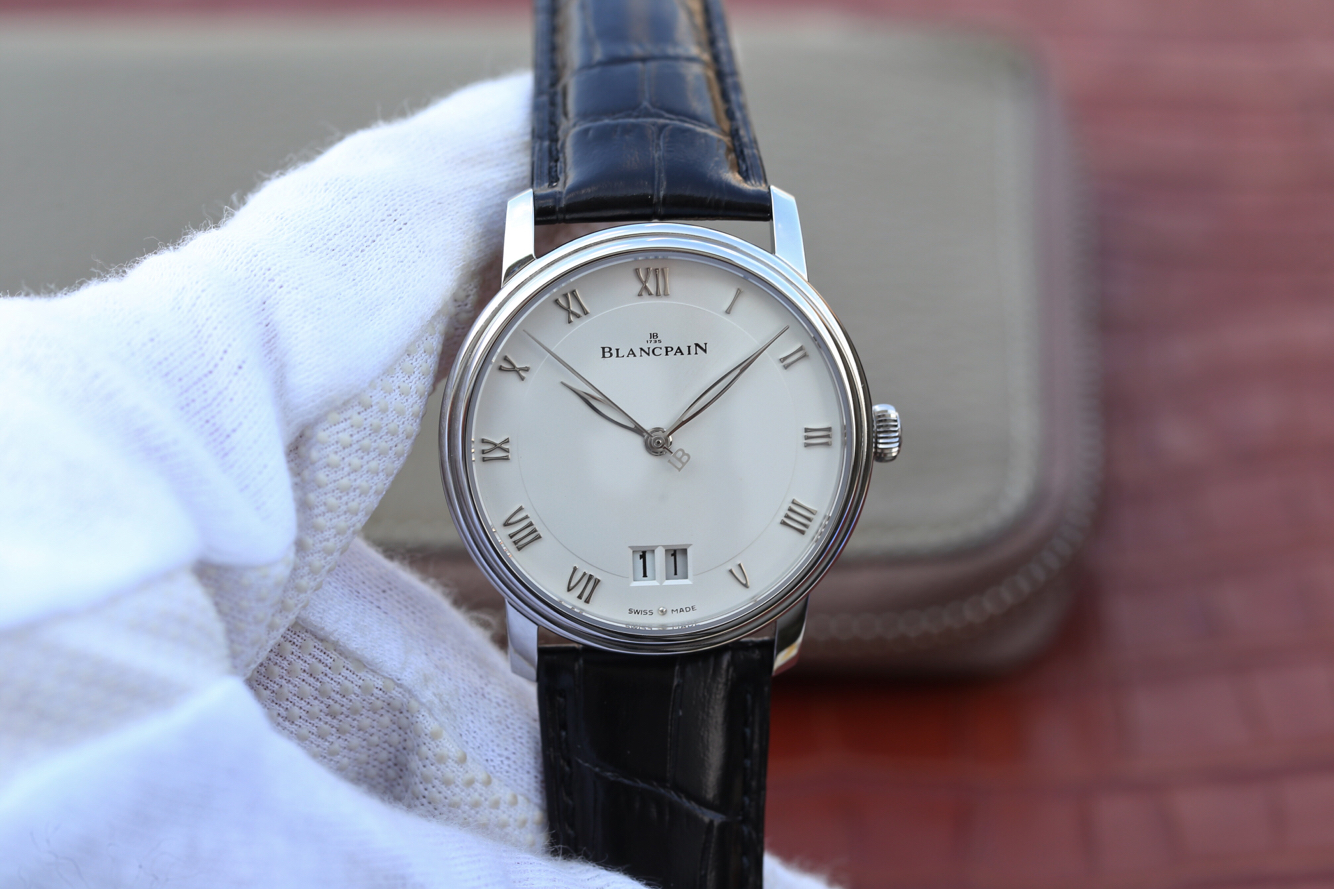 宝珀月相复刻 宝珀经典Villeret系列6669-1127-55B大日历视窗腕表￥3180