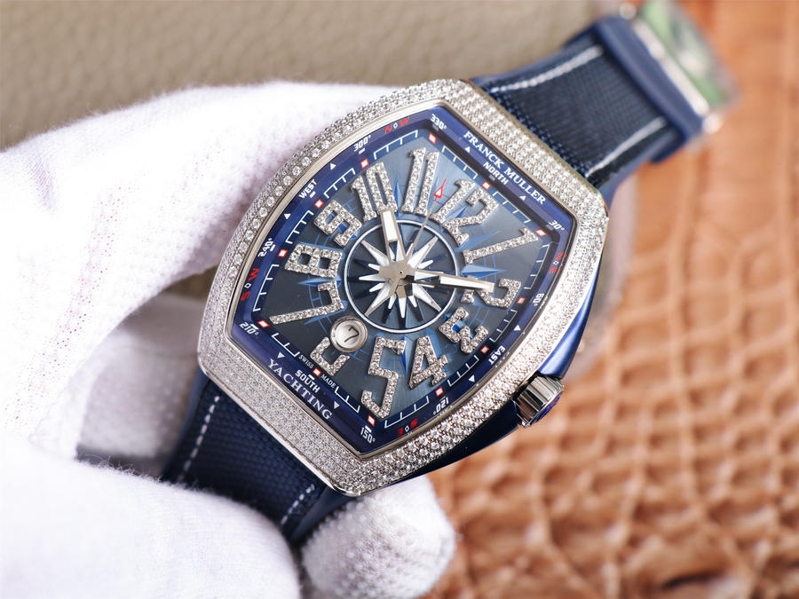 ZF厂法兰克穆勒蓝游艇 V45 复刻男表￥4580 第2张