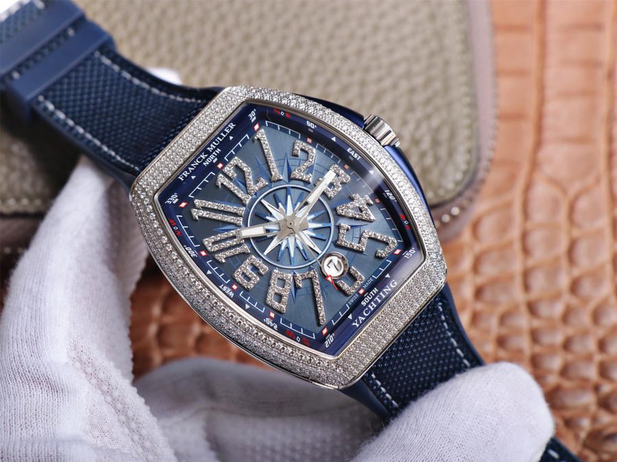 ZF厂法兰克穆勒蓝游艇 V45 复刻男表￥4580 第3张