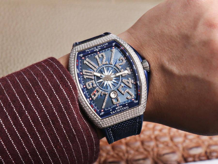 ZF厂法兰克穆勒蓝游艇 V45 复刻男表￥4580 第11张