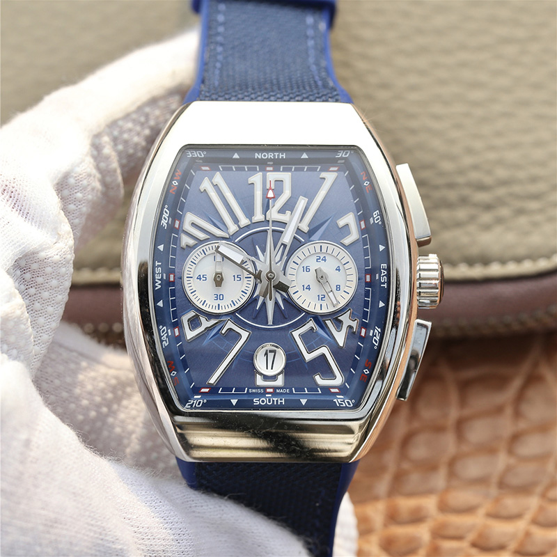 法穆兰精仿表 法穆兰v45蓝游艇系列这样男表￥3980