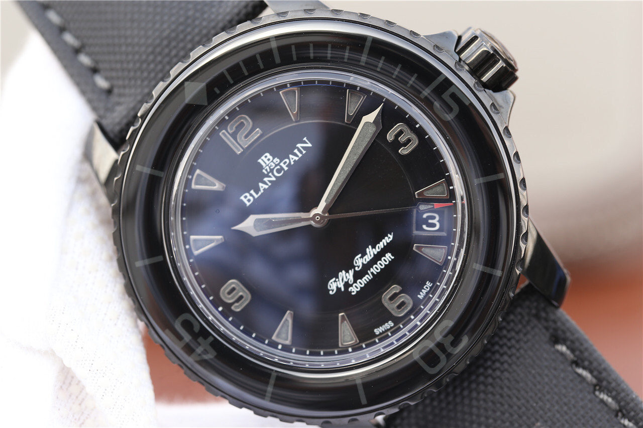 复刻表宝珀五十噚 ZF宝珀五十噚“黑武士”5015-11C30-52版￥4580 第5张