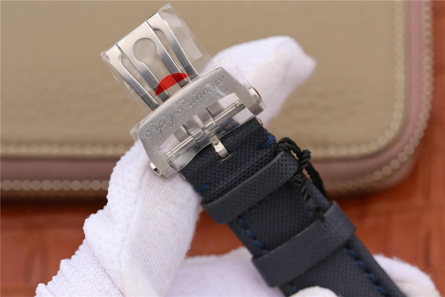 高仿腕表宝珀五十寻 ZF宝珀五十噚5015D-1140-52B 蓝盘￥4580 第13张