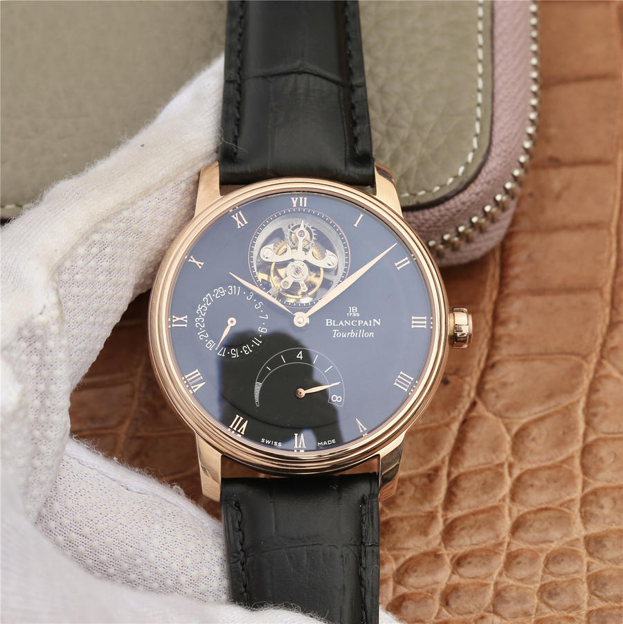 高仿jb宝珀陀飞轮 JB宝珀升级版经典6025-3642-55B￥8800 第2张