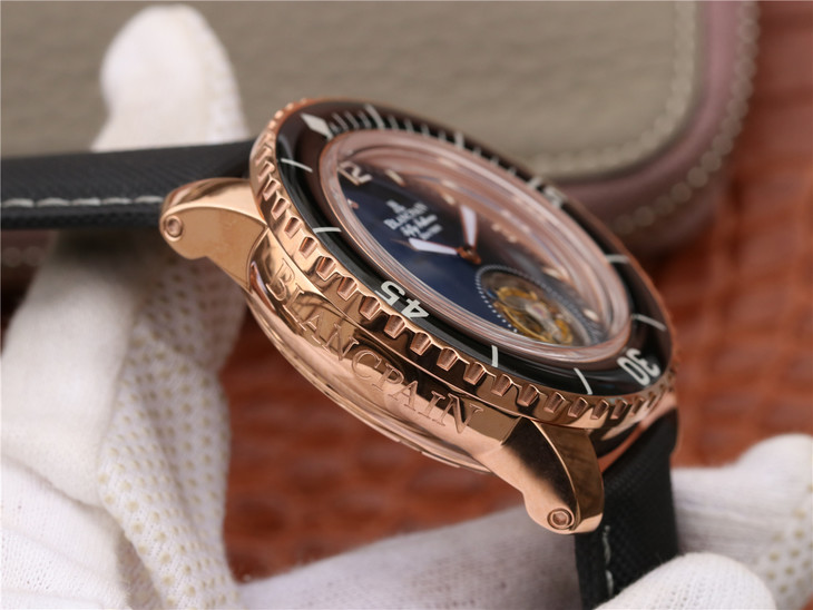 高仿寶珀50噚陀飛輪 JB寶珀五十噚陀飛輪版男士腕錶￥7680 第7张