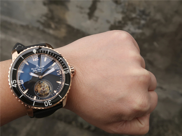 高仿寶珀50噚陀飛輪 JB寶珀五十噚陀飛輪版男士腕錶￥7680 第19张