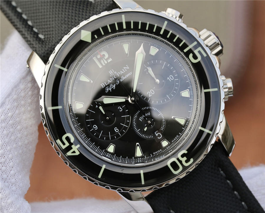 新款宝珀五十噚复刻 OM宝珀五十噚5085F-1130-52A￥4580 第5张