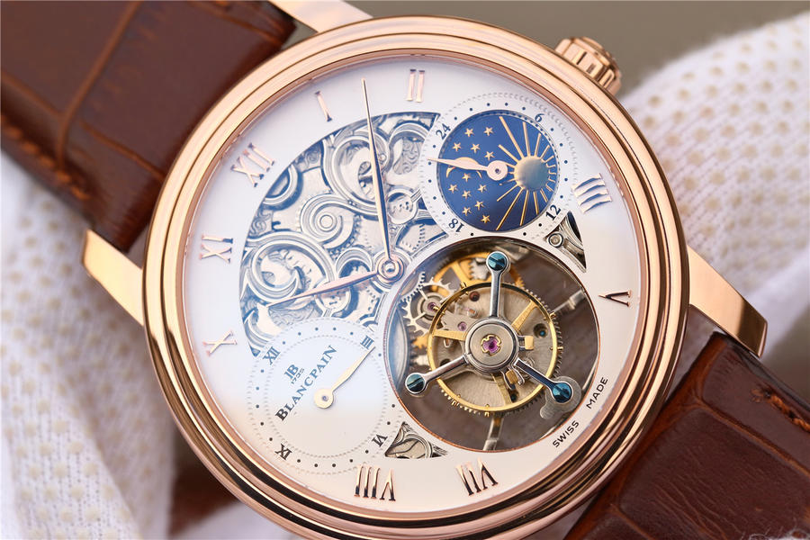 宝珀高仿表哪家 BM宝珀巨匠00235-3631-55B玫瑰金￥6980 第5张