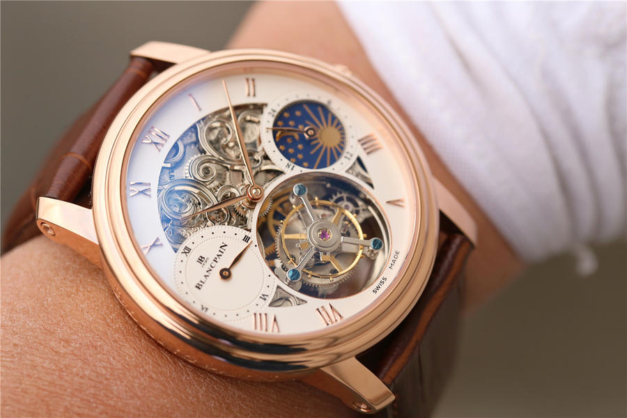 宝珀高仿表哪家 BM宝珀巨匠00235-3631-55B玫瑰金￥6980 第18张