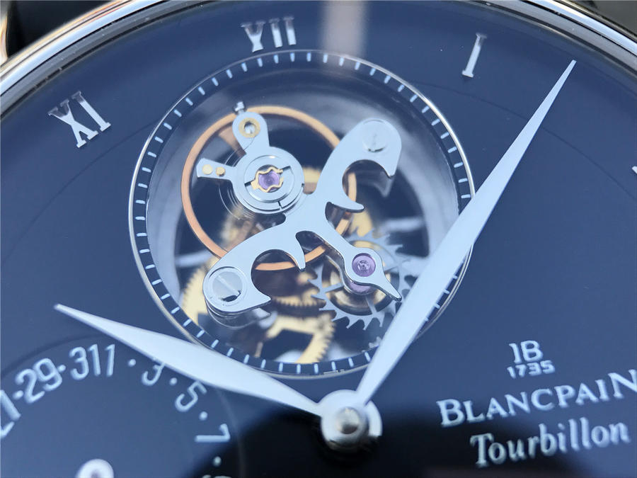 宝珀高仿经典系列陀飞轮 JB宝珀升级版经典6900-3430-55b￥6680 第4张