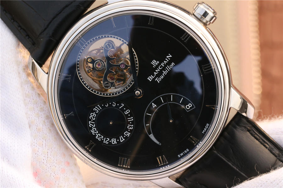 宝珀高仿经典系列陀飞轮 JB宝珀升级版经典6900-3430-55b￥6680 第5张