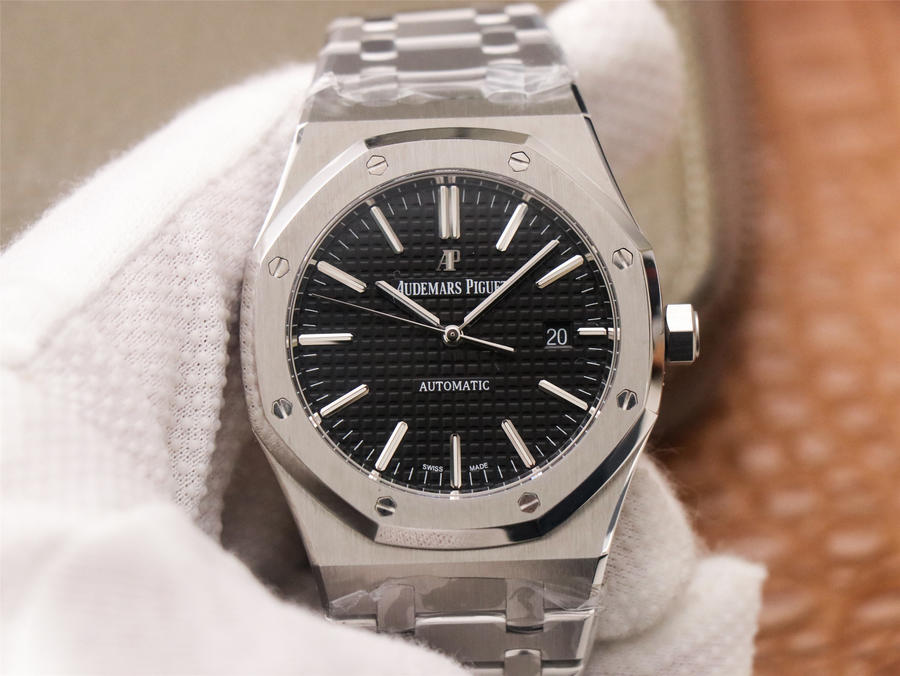 一比一精仿爱彼手表 皇家橡树系列15500ST.OO.1220ST.02 ZF厂出品￥3980
