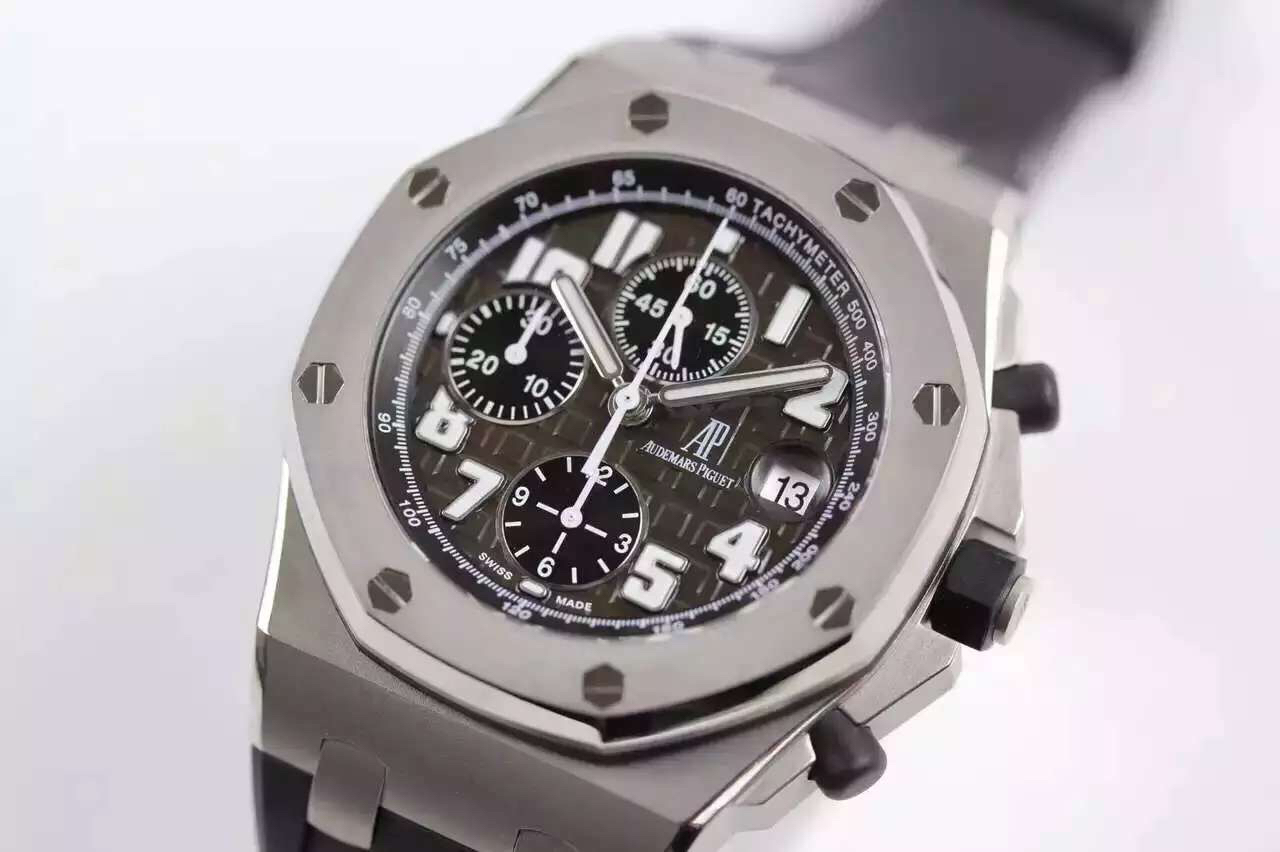 愛彼皇家橡樹高仿多少錢 JF愛彼皇家橡樹離岸型26170ST.OO.D101CR.03￥4480