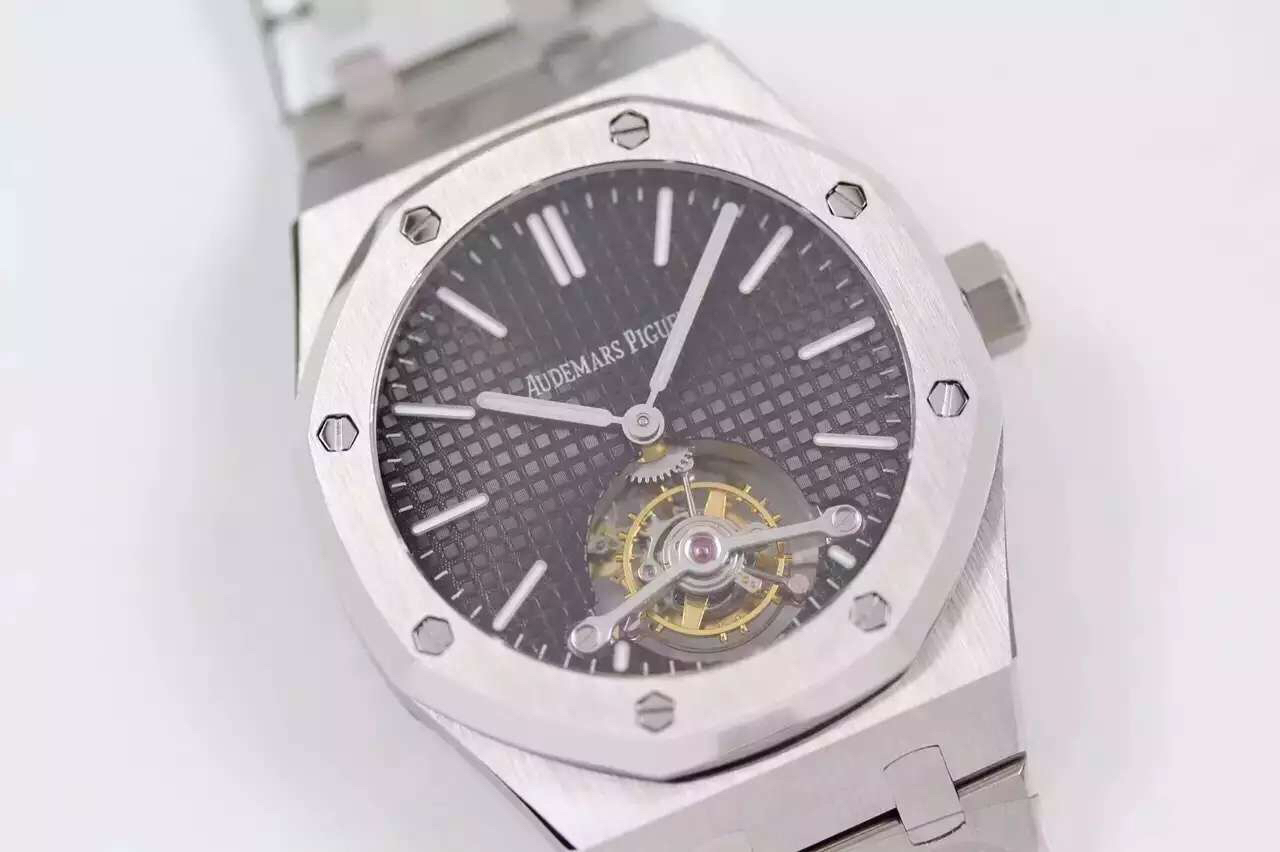 爱彼皇家橡树系列超薄陀飞轮腕表26512ST.OO.1220ST.01￥8800 第5张